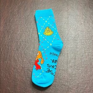 McDonald's Blue Max socks from the grinch